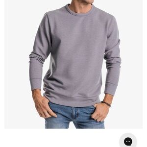 SouthernTide Lockley Heather Interlock Crew